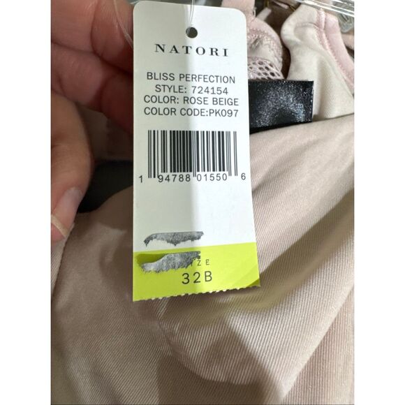 Natori NWT Bliss Perfection Contour Underwire T-Shirt Bra 32B Rose Beige - Picture 5 of 5